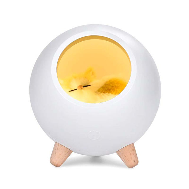 Cat Cordless Children's Bedside Lamp - Rechargeable Cute Design