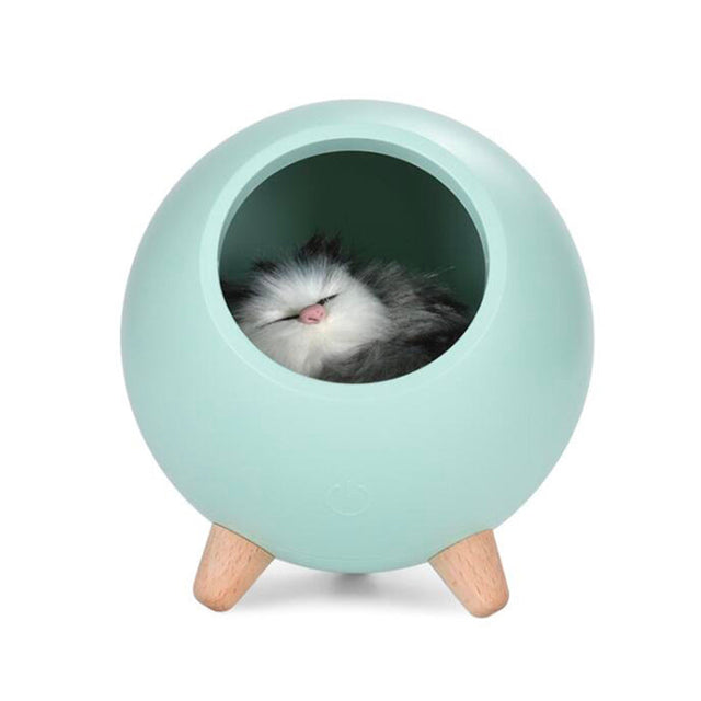 Cat Cordless Children's Bedside Lamp - Rechargeable Cute Design