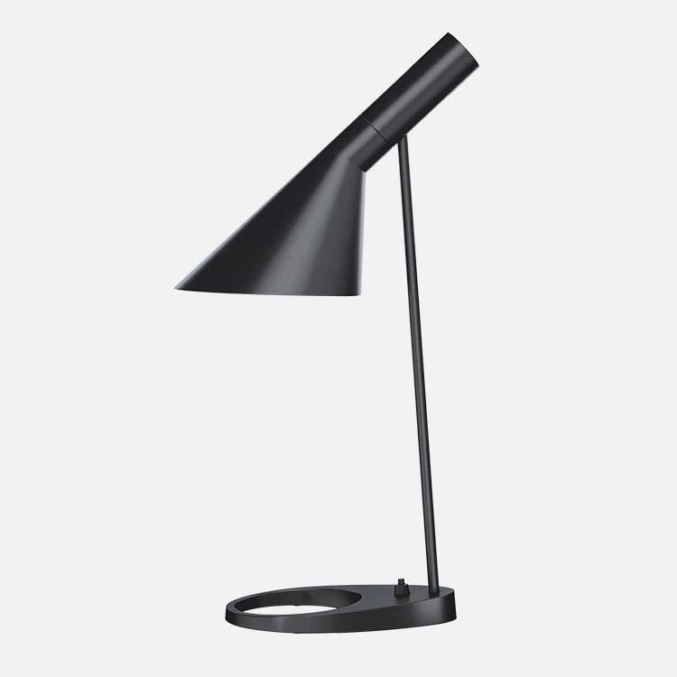 Modern Steel Bedside Lamp with Touch-Sensitive LED Design
