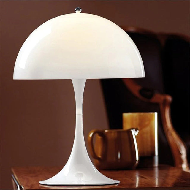 Modern Mushroom Shaped Bedside Lamp with LED Touch Control