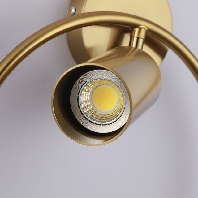 Design Circle Wall Bedside Lamp in Bronze or Black