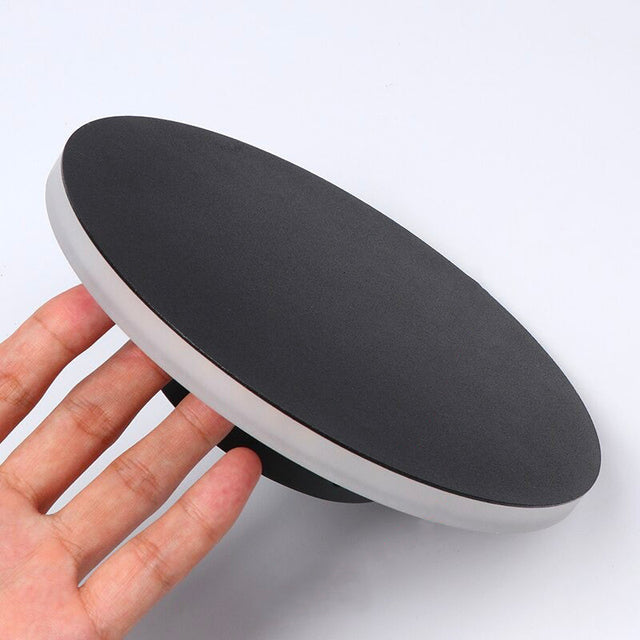 Minimalist Circular Wall Bedside Lamp with Touch Sensor
