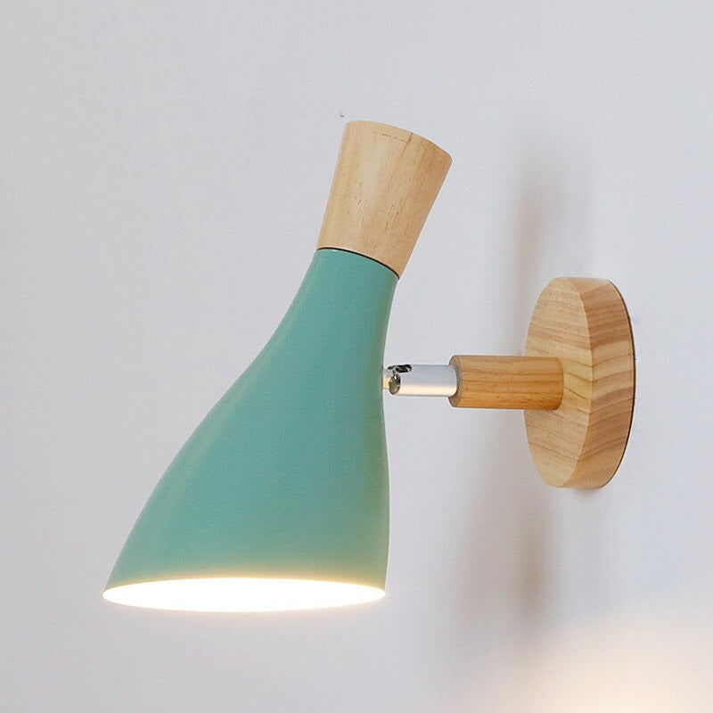 Scandinavian Design Wall Bedside Lamp with Touch Control