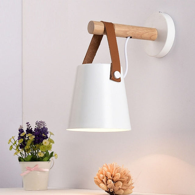 Scandinavian Wall Bedside Lamp Retro Touch-Sensitive Design