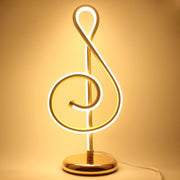 Original Gold Note Decorative Table Lamps in Minimalist Style