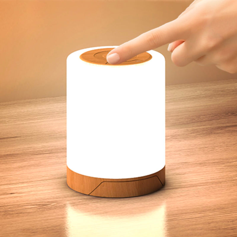 Cordless Touch-Sensitive Bedside Lamp With 6 Colors