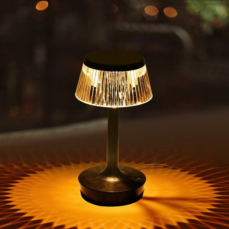 Vintage LED Touch-Sensitive Bedside Lamp with 3 Color Options