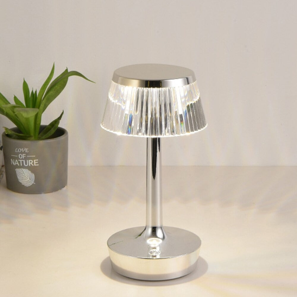 Vintage LED Touch-Sensitive Bedside Lamp with 3 Color Options