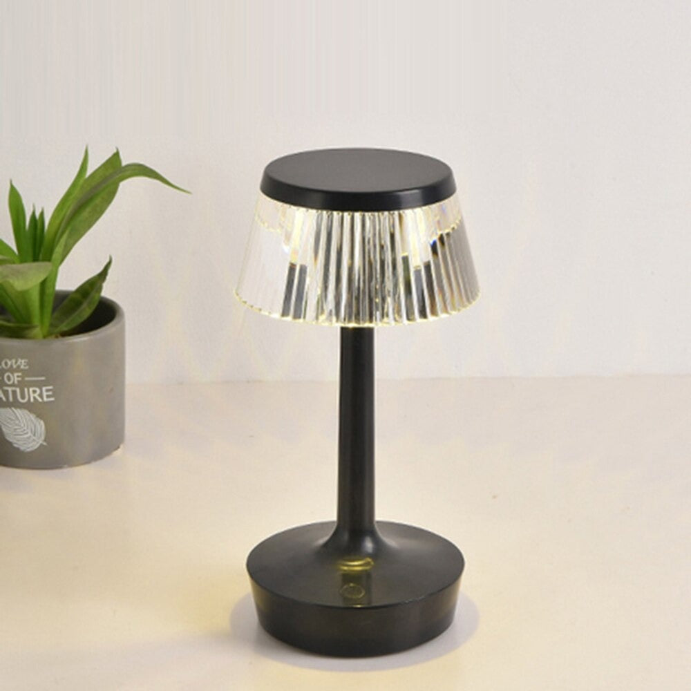 Vintage LED Touch-Sensitive Bedside Lamp with 3 Color Options