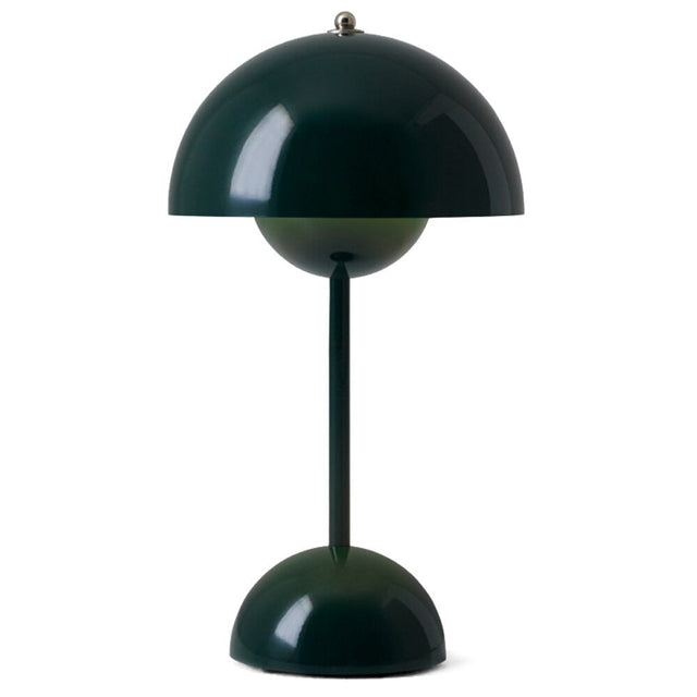 Vintage Mushroom Bedside Lamp with Metal Structure