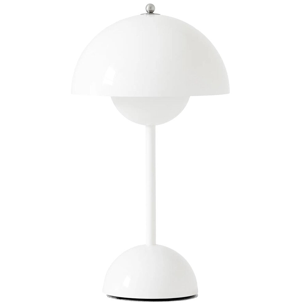 Vintage Mushroom Bedside Lamp with Metal Structure