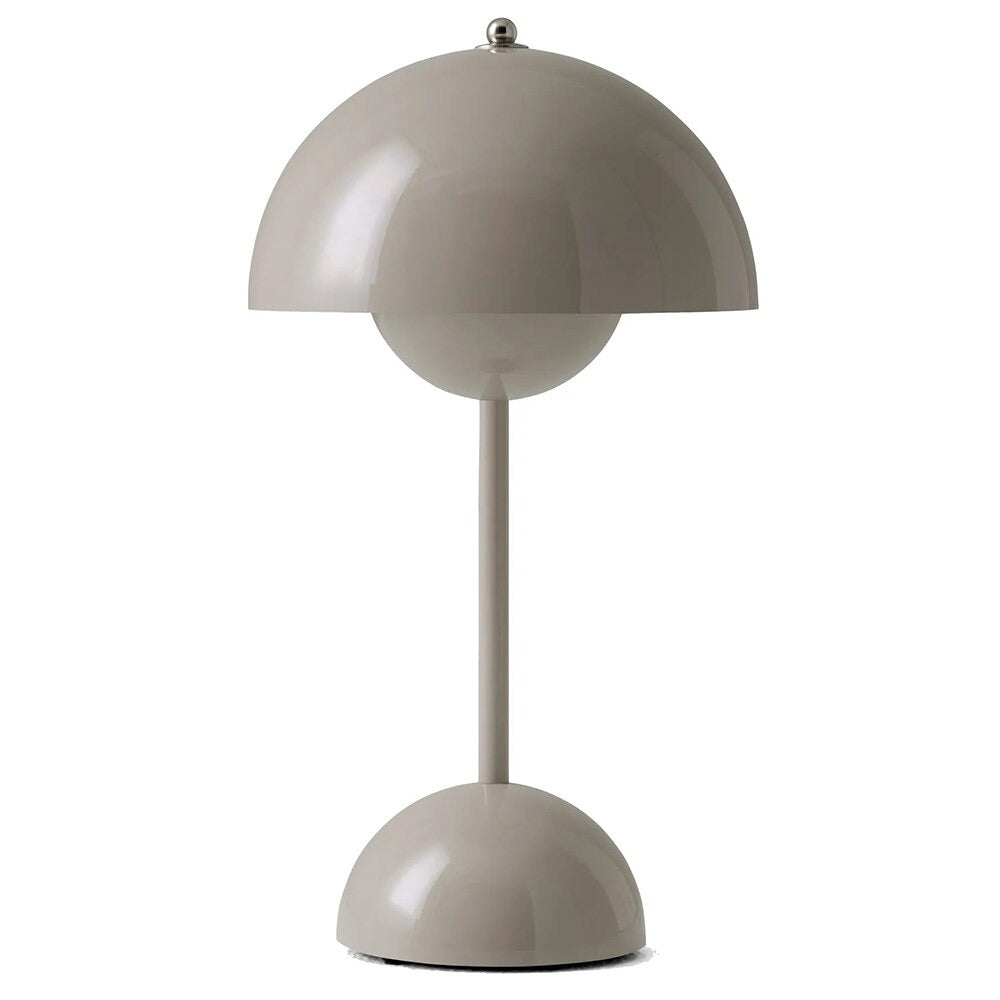 Vintage Mushroom Bedside Lamp with Metal Structure