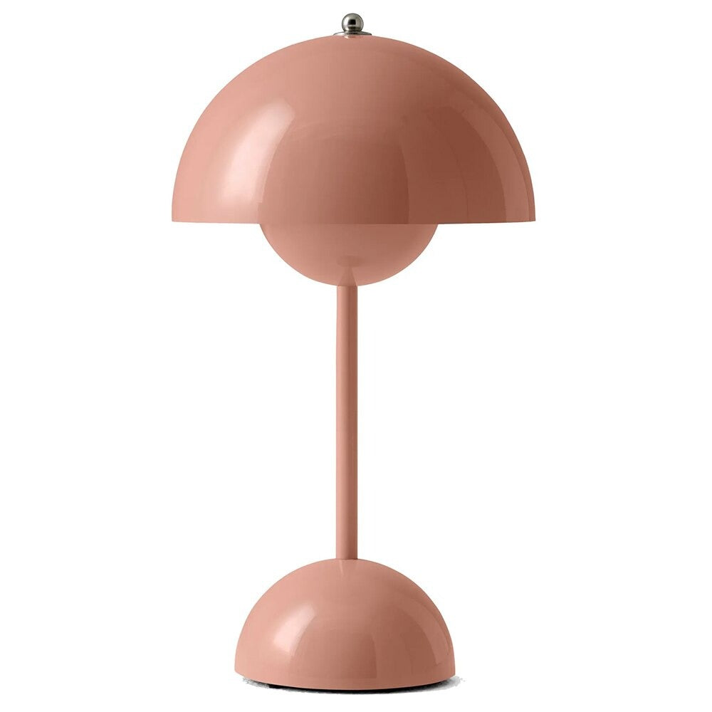 Vintage Mushroom Bedside Lamp with Metal Structure
