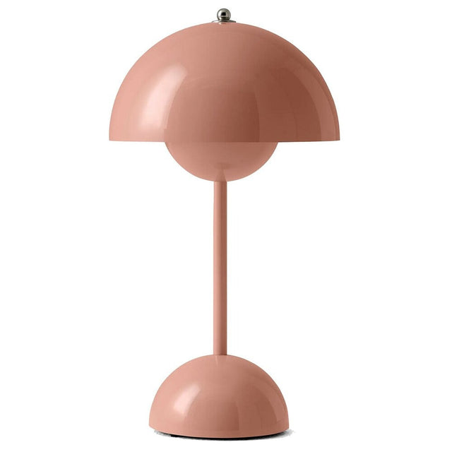 Vintage Mushroom Bedside Lamp with Metal Structure