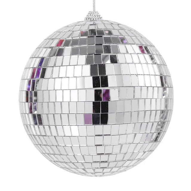 Large Shimmering Disco Party Ball Glass Modern Decor