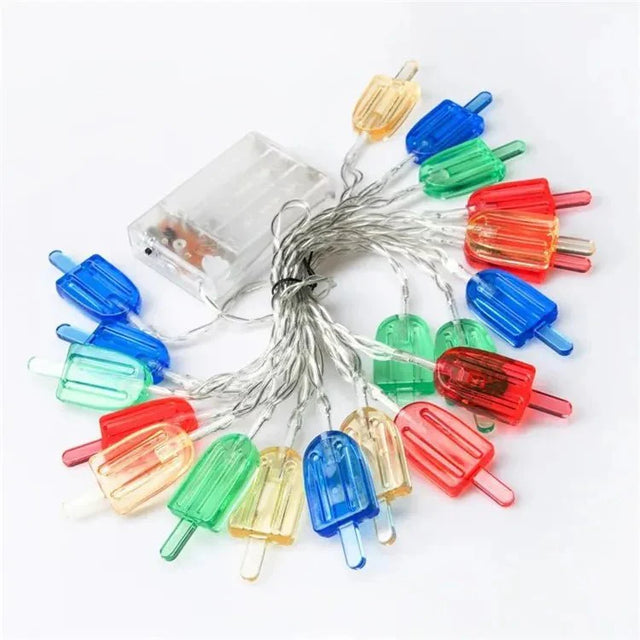SweetGlow – Ice Cream LED String Lights for Playful & Festive Décor