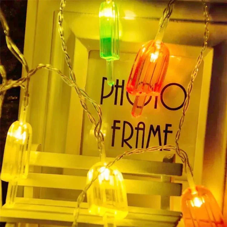 SweetGlow – Ice Cream LED String Lights for Playful & Festive Décor