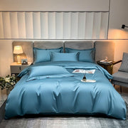 Light Blue Super Hero 1000 TC Duvet Cover Set – Ultra-Soft Egyptian Cotton with Sateen Finish