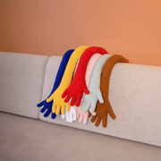 Long Arm & Hand Plush Cushion - Soft Velvet Fun Decor