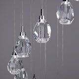 Luxe Light Crystals Chandelier – Luxury Dimmable Crystal Ceiling Light
