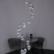 Luxe Light Crystals Chandelier – Luxury Dimmable Crystal Ceiling Light