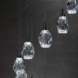 Luxe Light Crystals Chandelier – Luxury Dimmable Crystal Ceiling Light