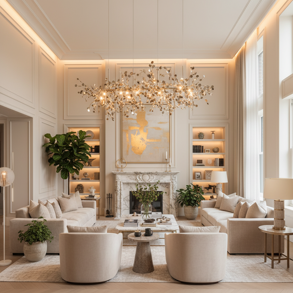 Luxury Living Room Chandelier