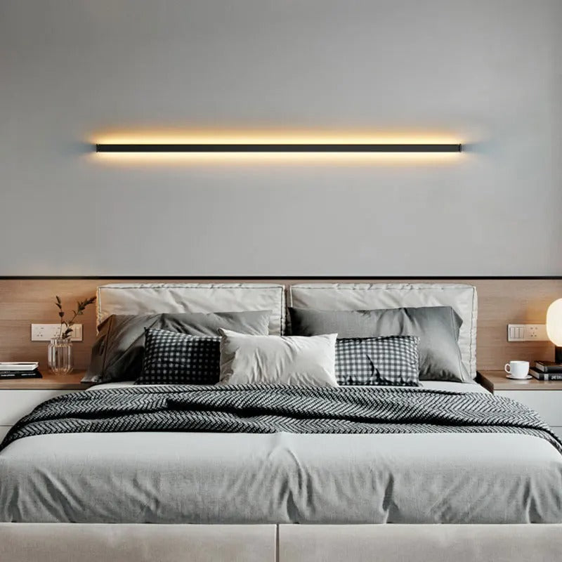 Minimal Light Bar – Nordic LED Wall Lamp in Aluminium