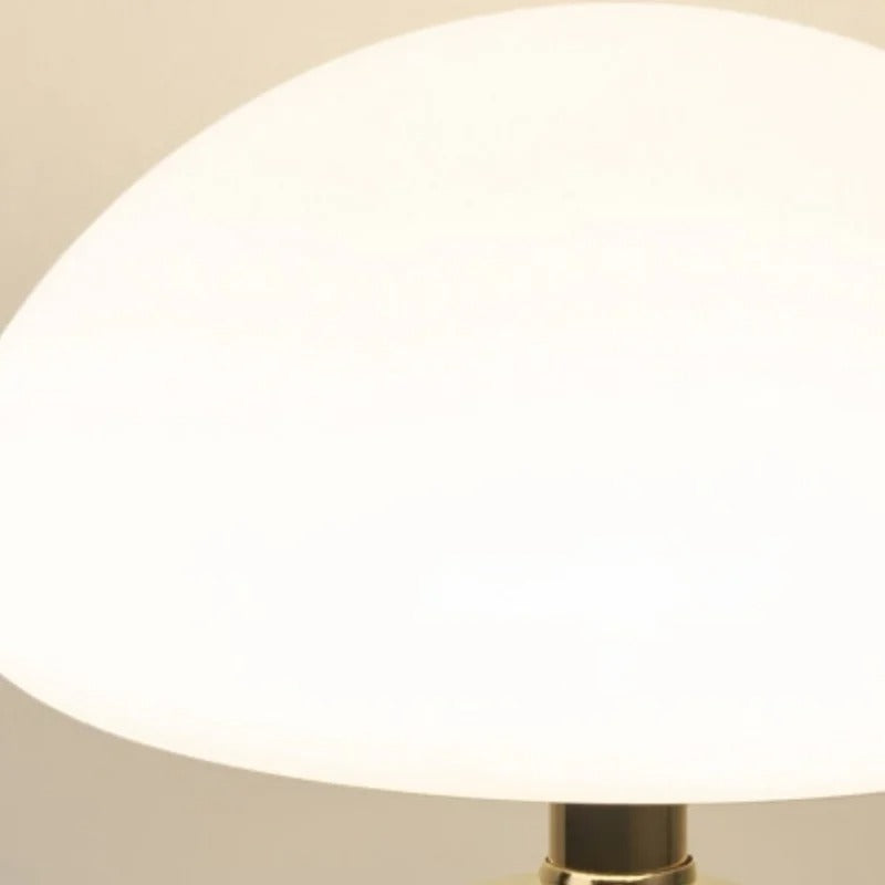 French Cream Mushroom Lamp