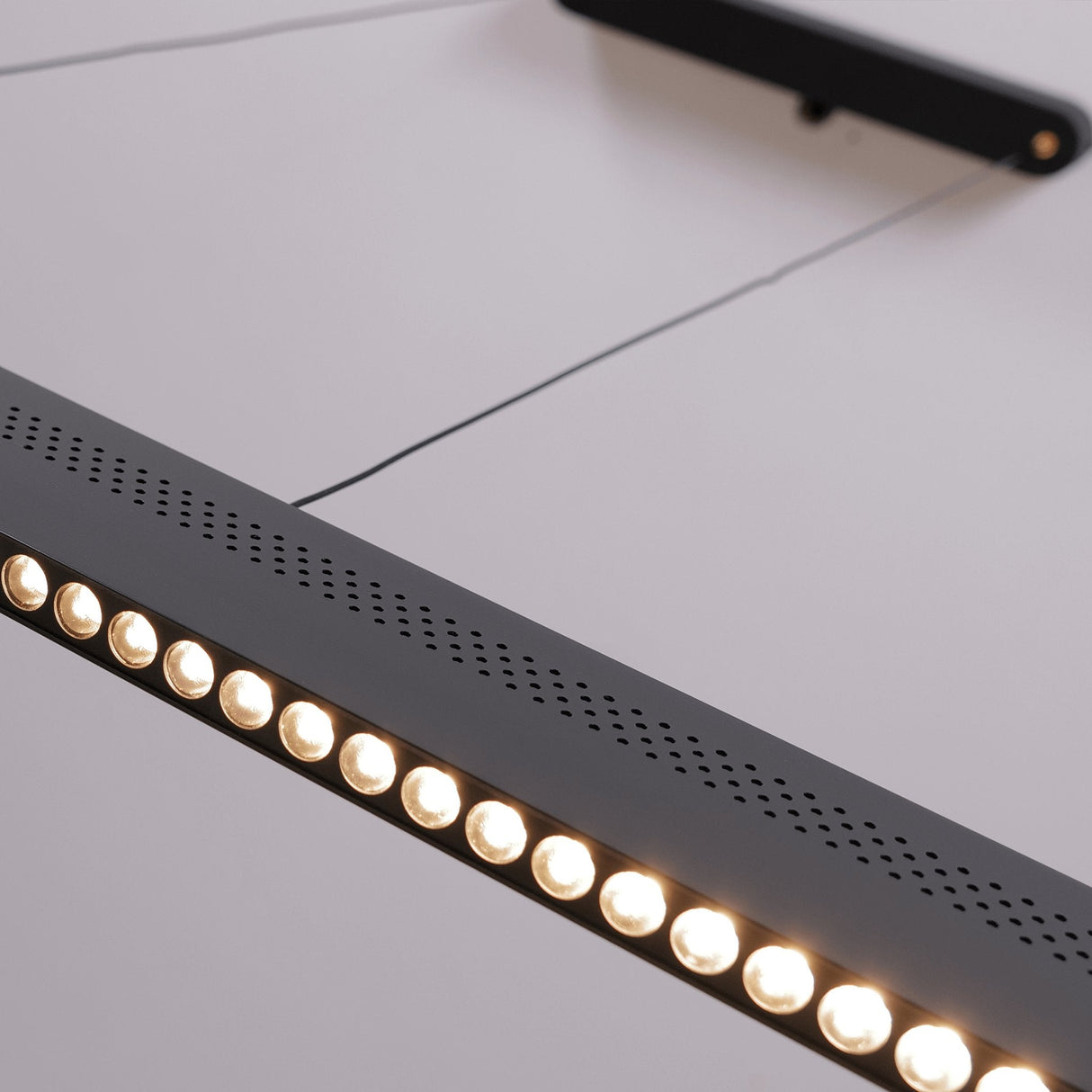 Matrix Ceiling Light Bar – Minimalist LED Pendant Lamp with Dimmable Warm Light