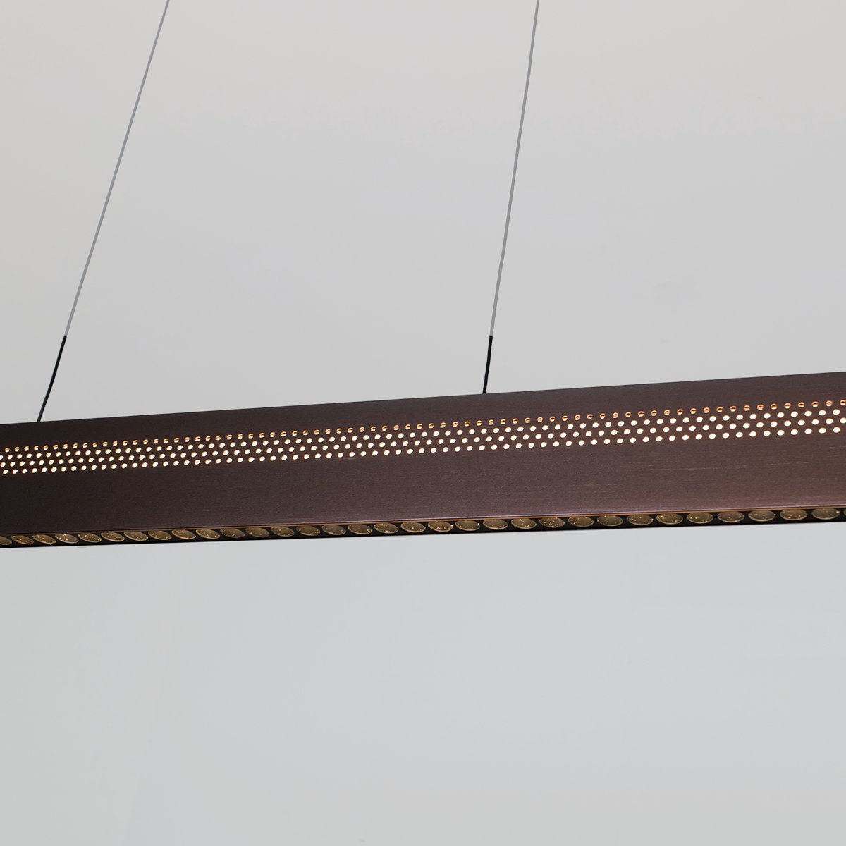 Matrix Ceiling Light Bar – Minimalist LED Pendant Lamp with Dimmable Warm Light