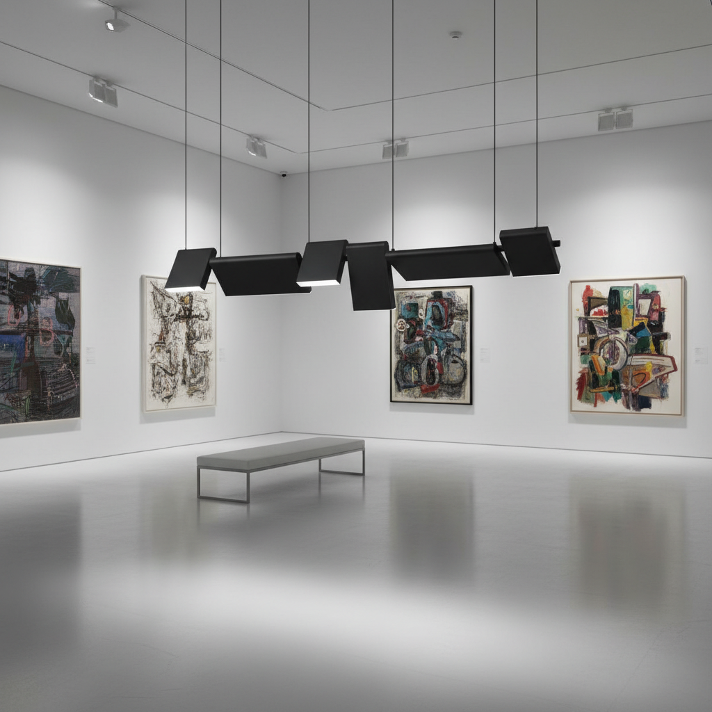 Matte Black Pendant – Contemporary Art Gallery