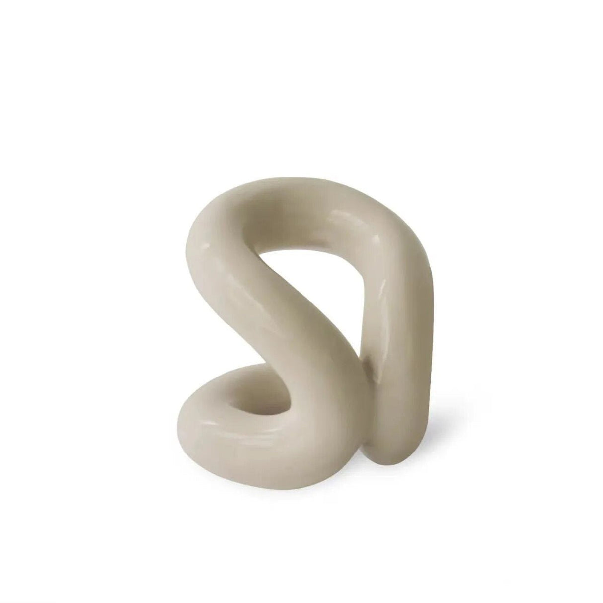Minimal Abstract Makeup Brush Holder in Luxury Ceramic