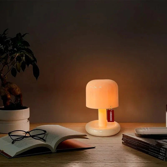 LumiShroom – Modern Mushroom LED Night Light Table Lamp