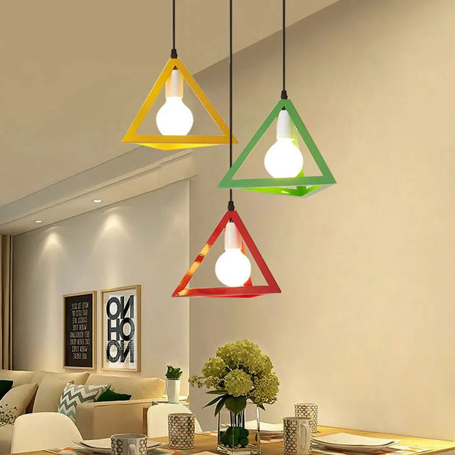 Minimalist Triangular Pendant Light