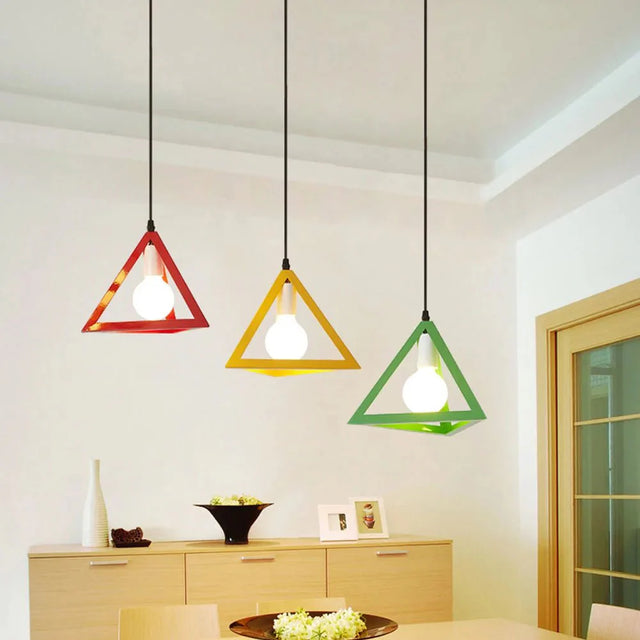 Minimalist Triangular Pendant Light