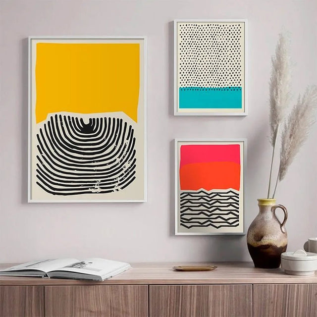 Modern Abstract Canvas Wall Art Poster Unframed Design