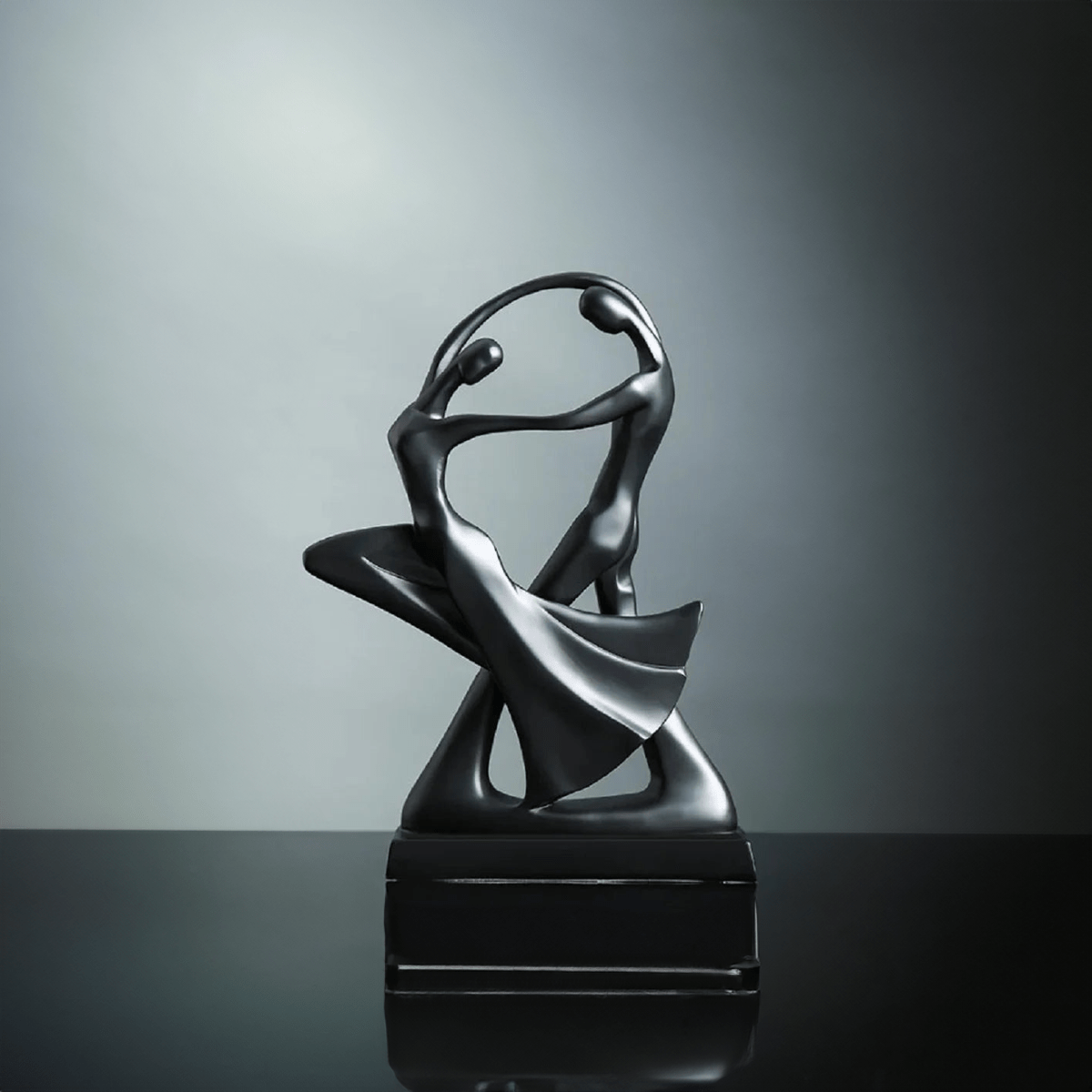 Modern Abstract Dancers Ornament - Resin Home Decor Accent