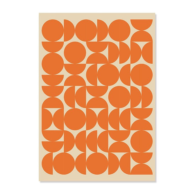 Modern Abstract Graphic Shape Canvas Wall Art Poster Print