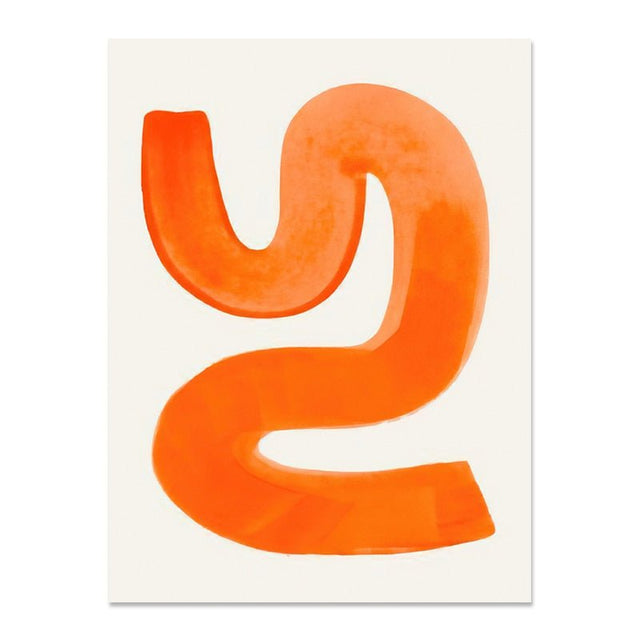 Modern Abstract Watercolour Wall Art Canvas Poster Print