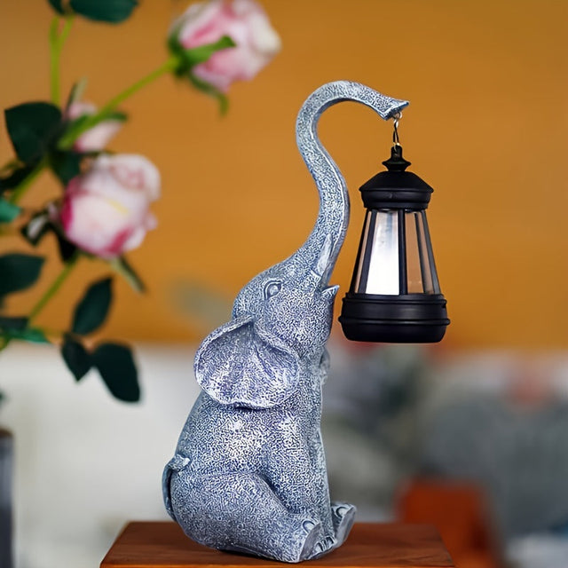 Solar Elephant Lamp – Weatherproof and Automatic