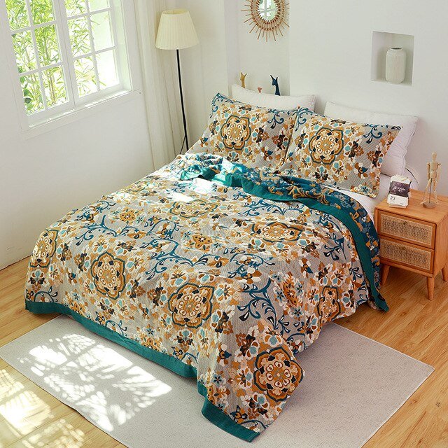 Nordic Boho Cotton Throw Blanket for Cozy Home Decor