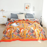 Nordic Boho Cotton Throw Blanket for Cozy Home Decor