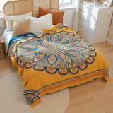 Nordic Boho Cotton Throw Blanket for Cozy Home Decor