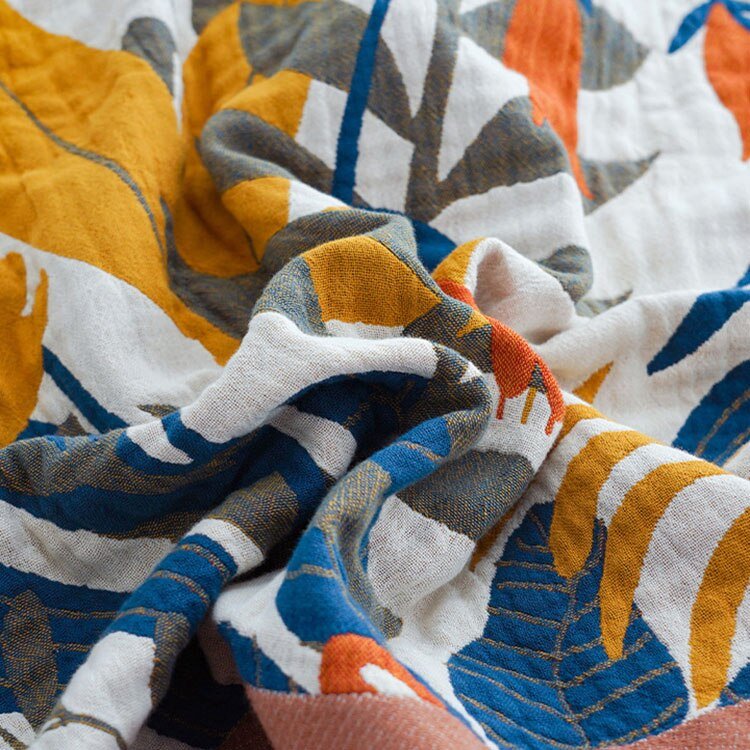 Nordic Boho Cotton Throw Blanket for Cozy Home Decor