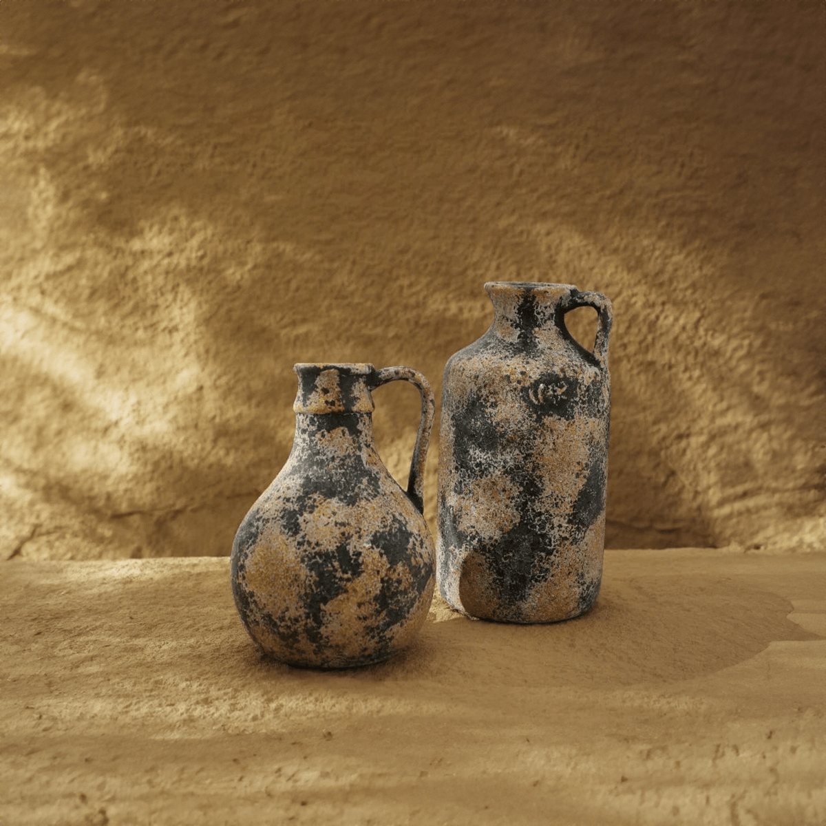 Nordic Inspired Rustic Ceramic Vase for Home Decor