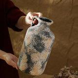 Nordic Inspired Rustic Ceramic Vase for Home Decor