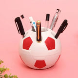 Novelty Football Shaped Desktop Organiser for Pens and Pencils