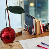 Novelty Glass Cherry Shape Disco Ball Modern Party Decor