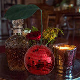 Novelty Glass Cherry Shape Disco Ball Modern Party Decor